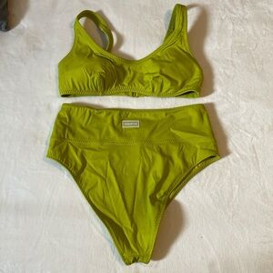 Sold Lime Green Bikini Set size medium